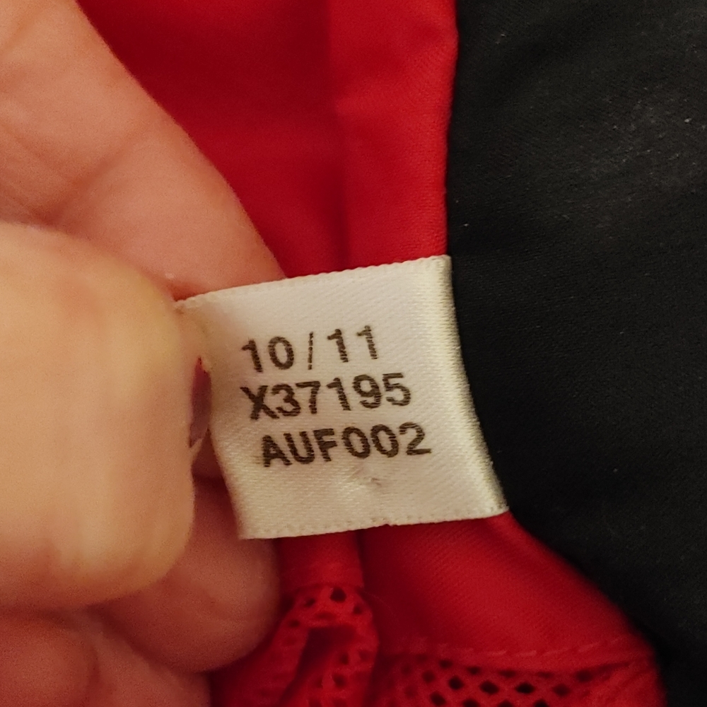 ADIDAS MENS DRIVE 2 WINDBREAKER FULL FRONT ZIP JACKET WITH STOWAWAY HOOD, RED M - Picture 12 of 14